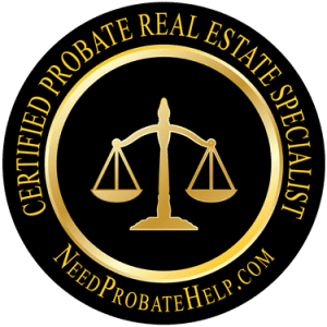 Probate Real Estate, Agent Kathleen Daniels Logo Probate Real Estate Agent