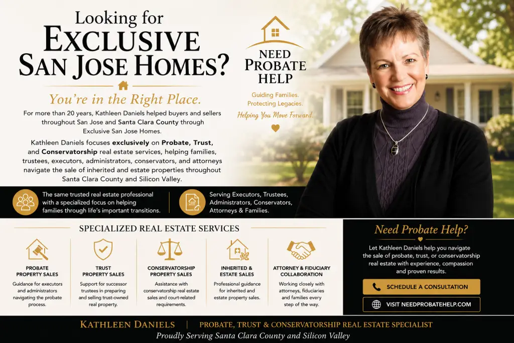 Exclusive San Jose Homes, moved to Need Probate Help
